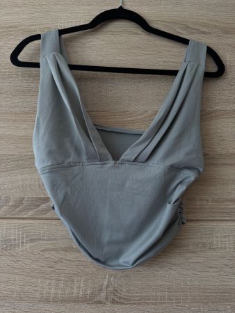 Crop top chic gris