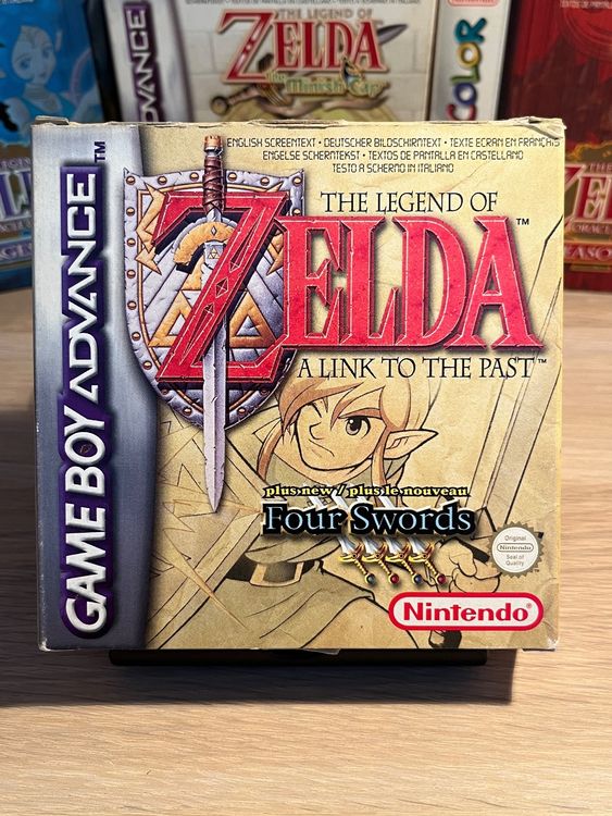 Notice/manuel Gameboy Advance - The Legend Of Zelda Four Swords En Français, Très Bon état