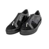 Echtes Haut(leder) Reissverschluss Sneakers Herrenschuhe 42