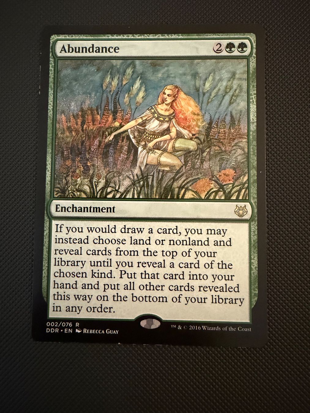 Magic The Gathering Carte collezionabili: Abundance – Usato da Ulisbach venduto da joelsj