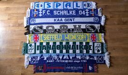 Fussballschals SPAL, gent, Sheffield, Zenit, Schalke...