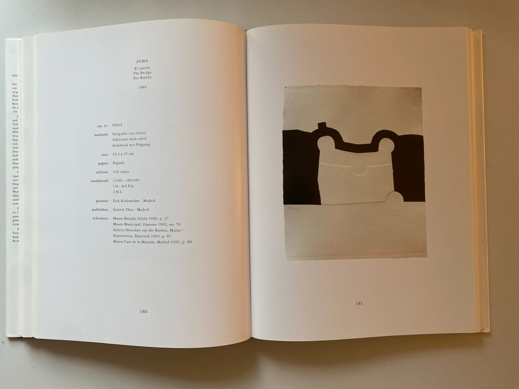 Bücher: Buch Eduardo Chillida, Opus P.III – Gebraucht aus Gümligen von Vicky2 5