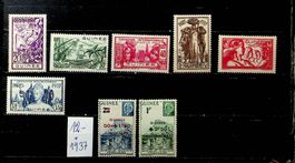 GUINÉE 2 SÉRIES NEUVES 1937+44. COTE 12.00 EUROS /T207