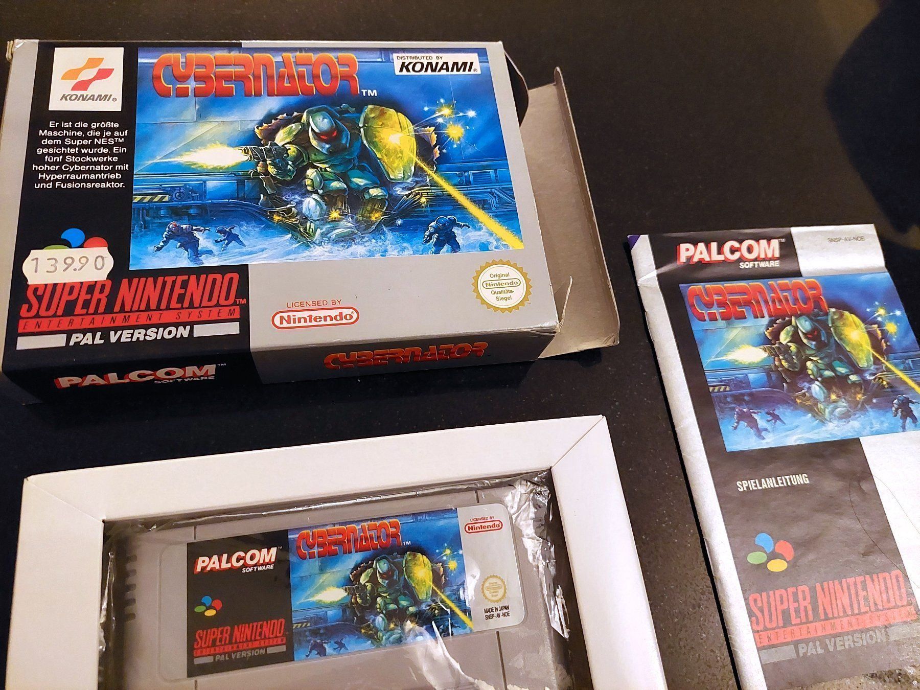 Nintendo Giochi: CYBERNATOR (PAL) - SUPER NINTENDO – Usato da Spiegel b. Bern venduto da Natix 2