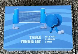 Mini set de tennis de table, neuf dans son emballage!
