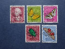 1957 Pro Juventute mit glasklaren ET-Voll