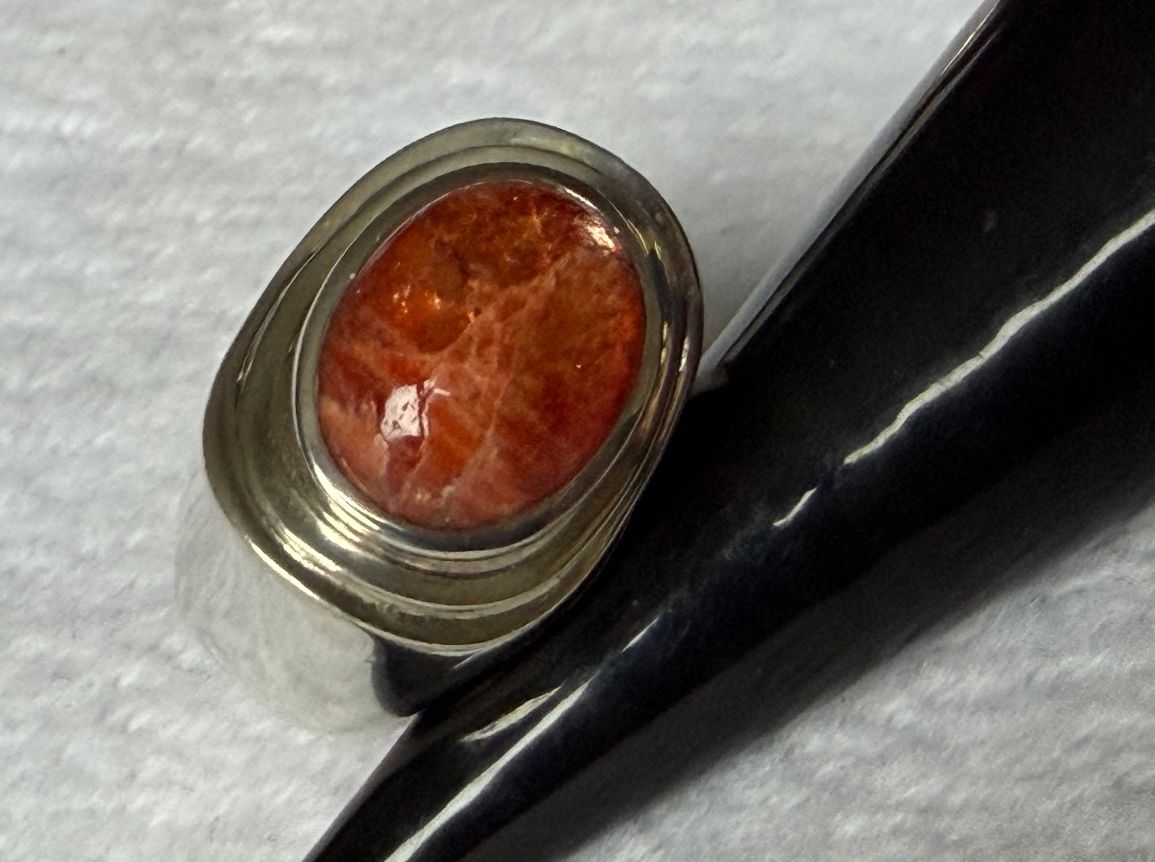Anelli: SONNENSTEIN Cabochon Silber Ring !!! Grösse: 55 – Nuovo (secondo la descrizione) da Seftigen venduto da tigers12 2