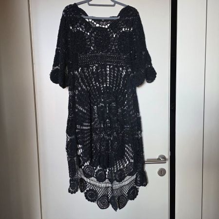🐸 STRANDKLEID SPITZE GEHÄKELT HÄKELKLEID STRICKKLEID COVER