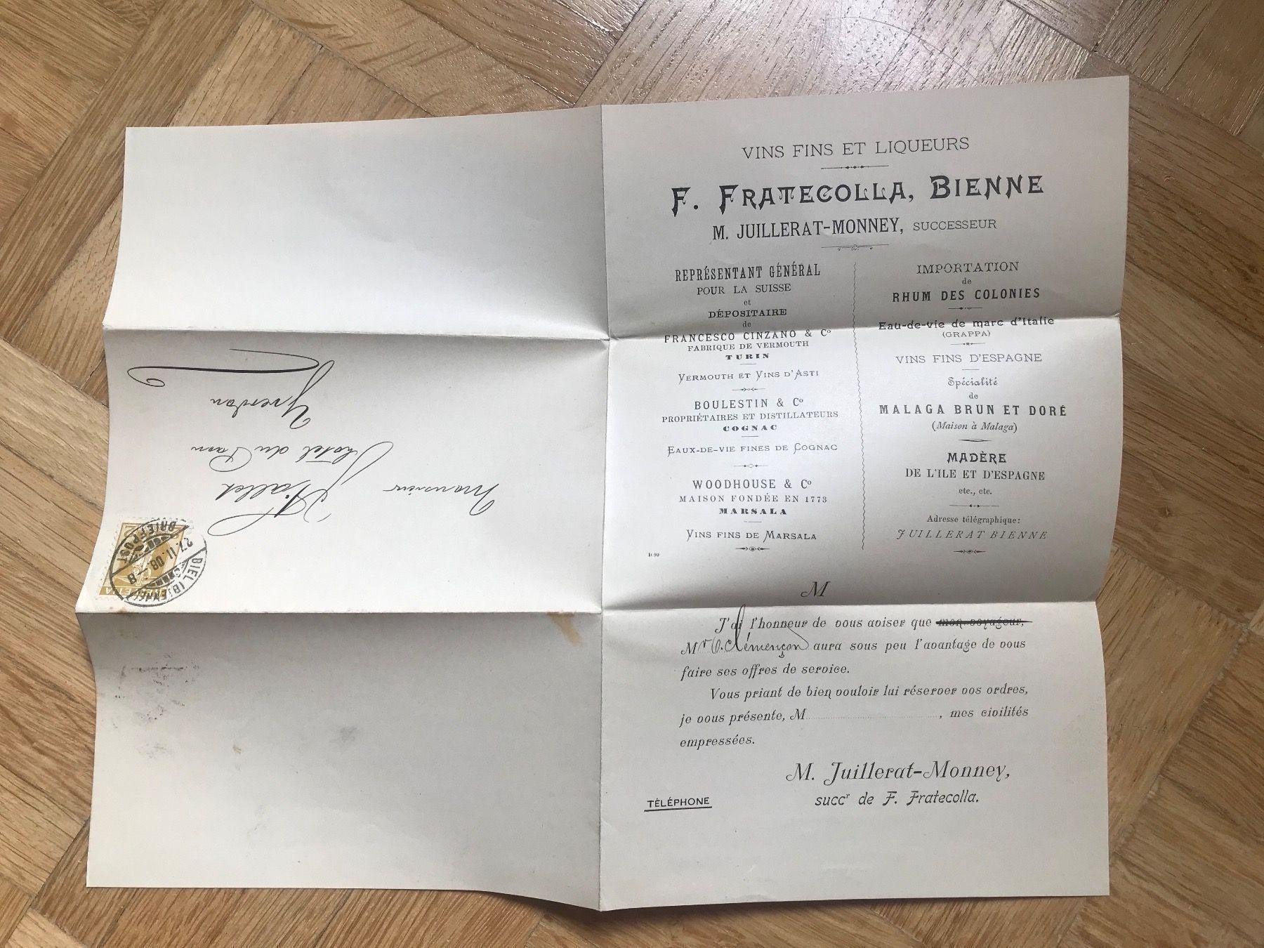 Tous les timbres: 1908, schönes Faltbriefli mit Nr. 101 – D'occasion à stäfa par brandy66 2