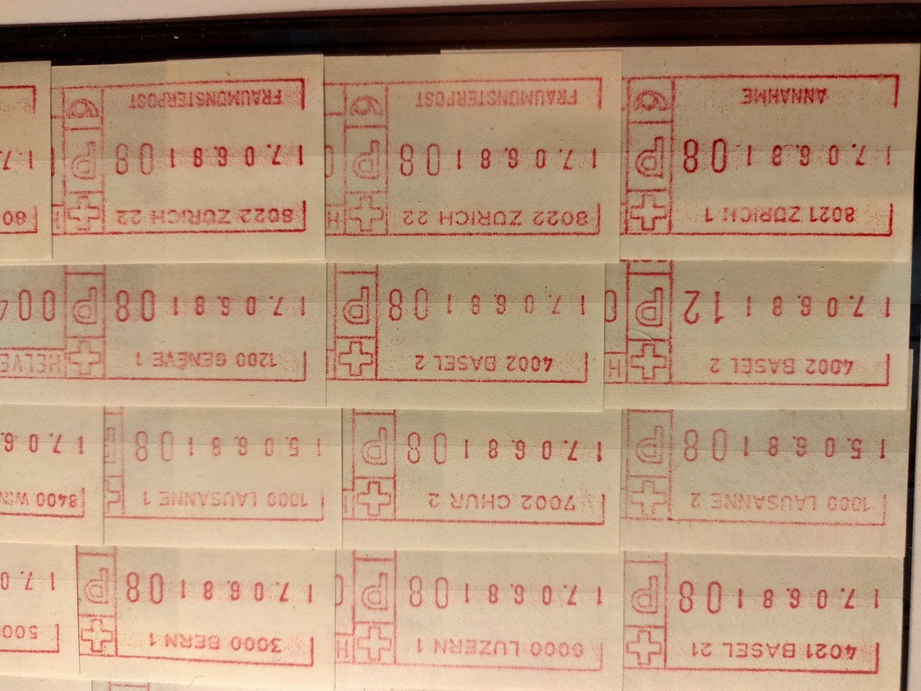 Alle Briefmarken: Alte Schweizer Post Stempel - Einzigartige Sammlung aus d... – Neu (gemäss Beschreibung) aus Zürich von Joer 1