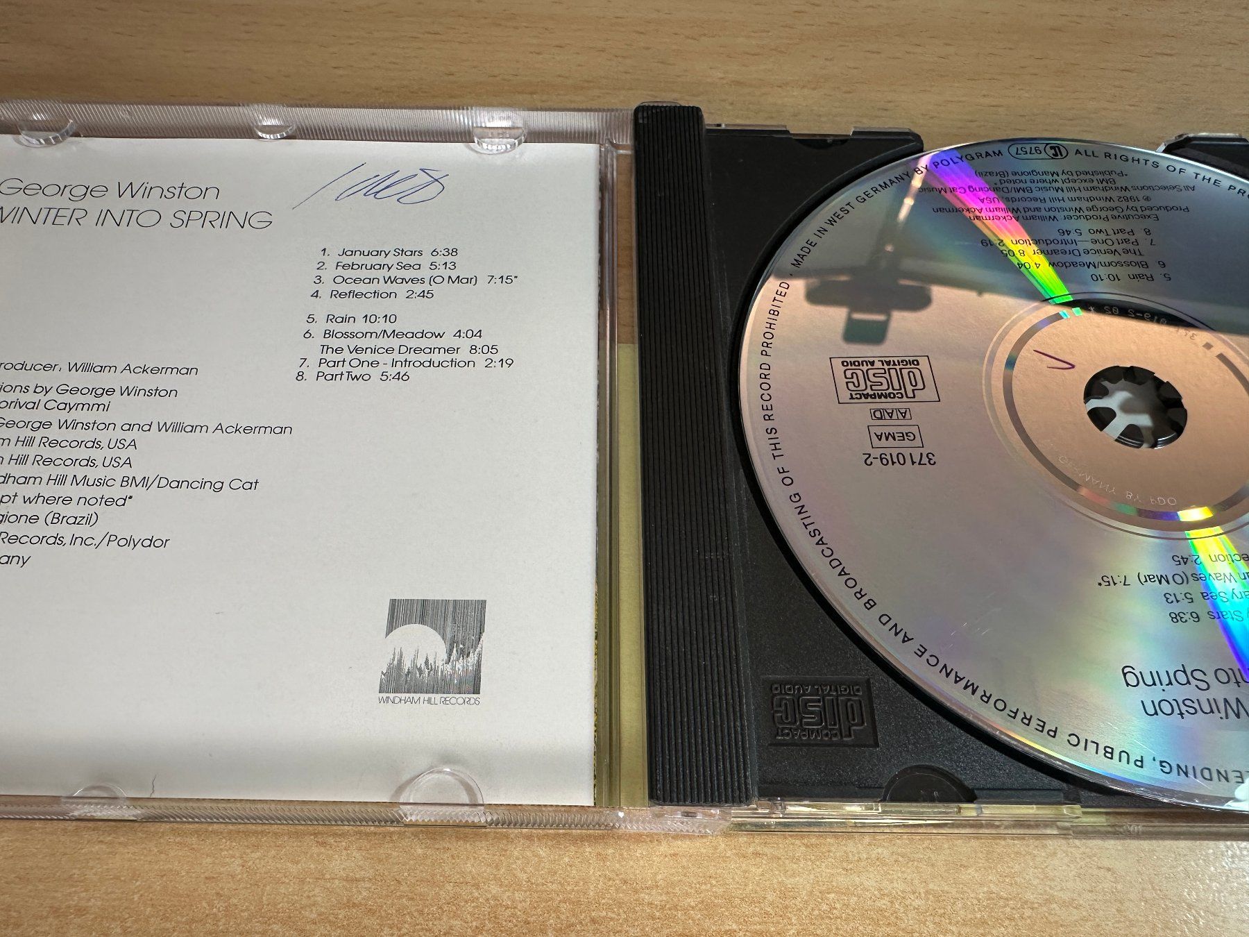 CD: C1 George Winston – Winter Into Spring – Usato da Rikon im Tösstal venduto da Alpenmutz 2