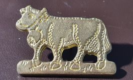 G597B - Pin goldige Kuh Cow