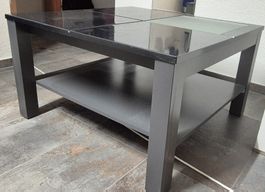 Couchtisch / Wohnzimmertisch mit Glasplatten – gebraucht