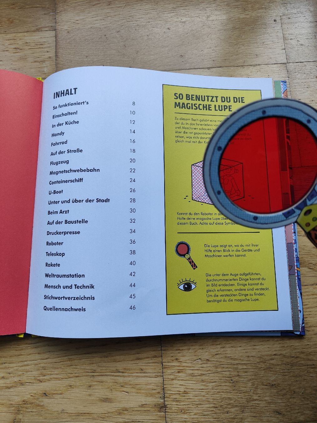 Libri: Faszination Technik Kinderbuch mit magischer Lupe – Nuovo (secondo la descrizione) da Zürich venduto da tsc_sd9w 3