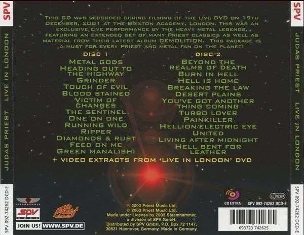 CD: Judas priest - Live...(2 cd) – Usato da St-Cergue venduto da VeganWarrior 1