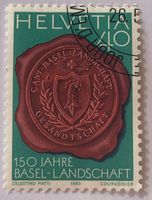 CH Briefmarken Stempel   