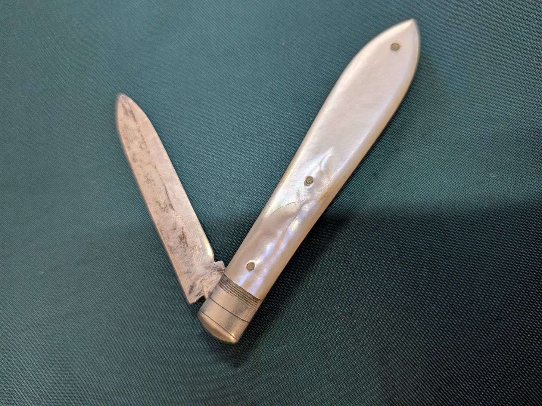 Coltelli tascabile: Taschenmesser Sheffield Silber&Perlmutter – Usato da Schönenwerd venduto da kybi 1