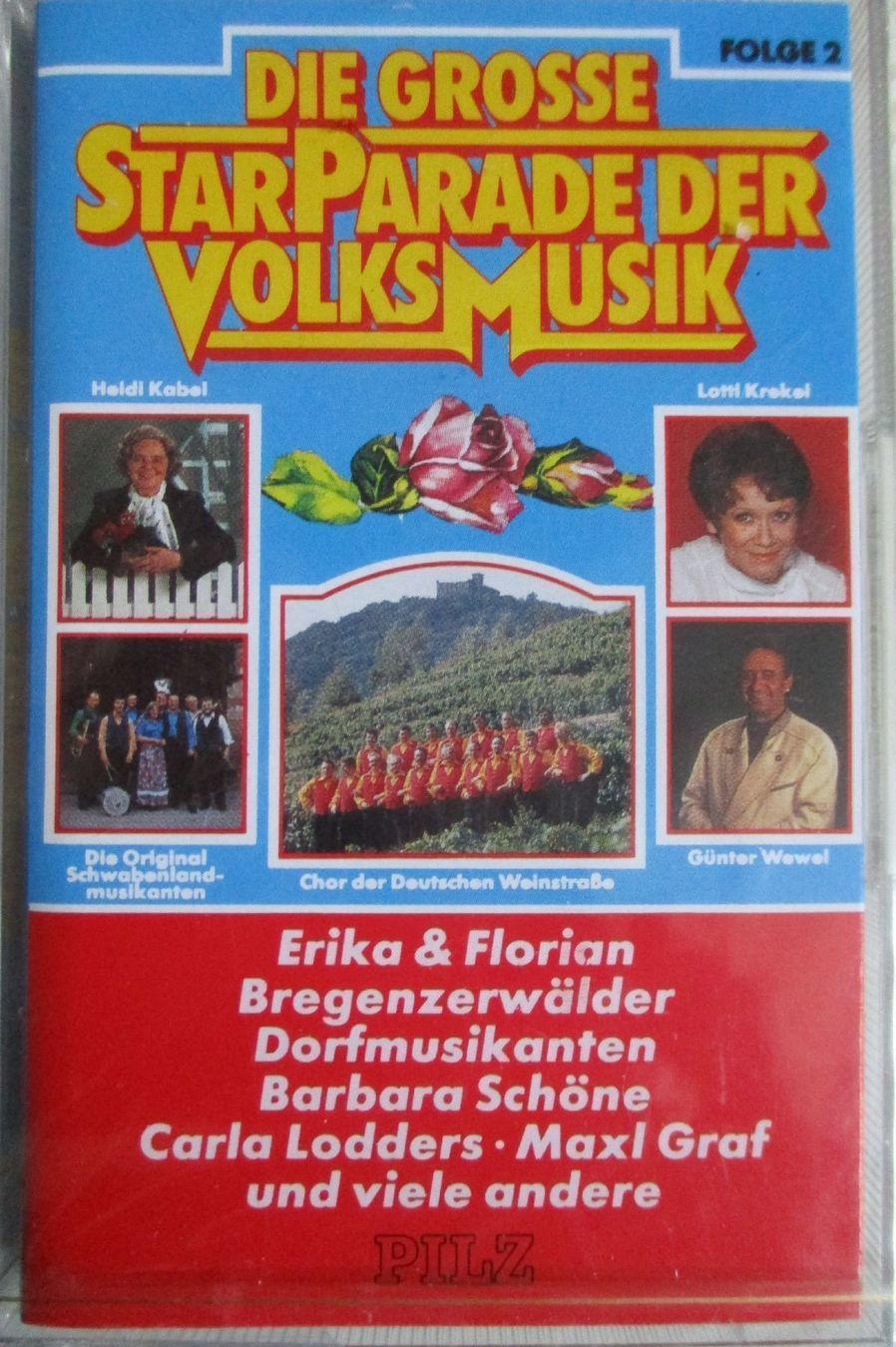 Musicassette: Die grosse Starparade der Volksmusik / MC / Kassette – Nuovo e nell'imballaggio originale da Flumenthal venduto da novbra