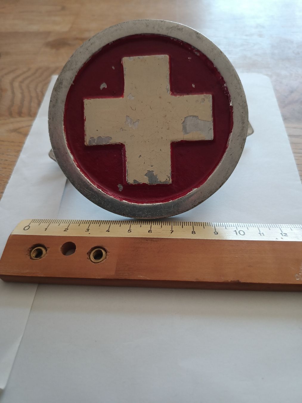 Schilder: Emblème plaque ancienne oldtimer armée suisse/ ambulance ? – Gebraucht aus Bex von Canouille
