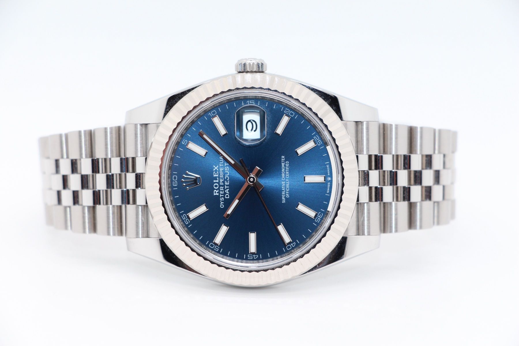 Rolex Orologi: Rolex Datejust 41 Blau Jubilee Ref. 126334, Full-Set – Usato da Zug venduto da eMDi_Collection 3