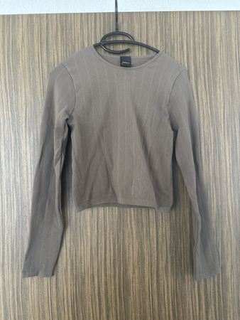 Langarmshirt Zebra gerippt Grösse M guter Zustand