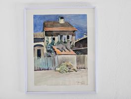 Félix Appenzeller (1892-1964) Signée et datée 1917 Appenzell
