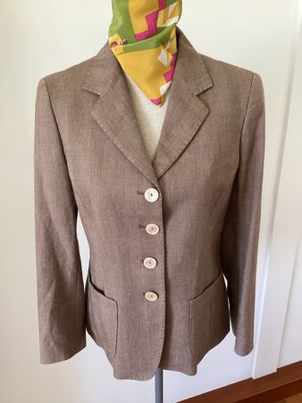 Max Mara, Leinenblazer, Gr. 40
