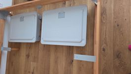 Rollbox Aufbewahrungsbox mit Rollen Weiss Neu