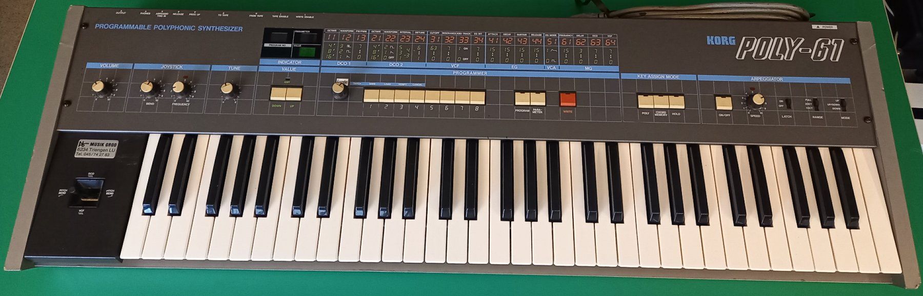 Roland Strumenti musicali: Korg Poly 61 mit Midi In – Usato da Luzern venduto da garlicia
