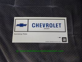 Chevrolet Camaro & Corvette 1972/03 Prospekt deutsch GM-Biel