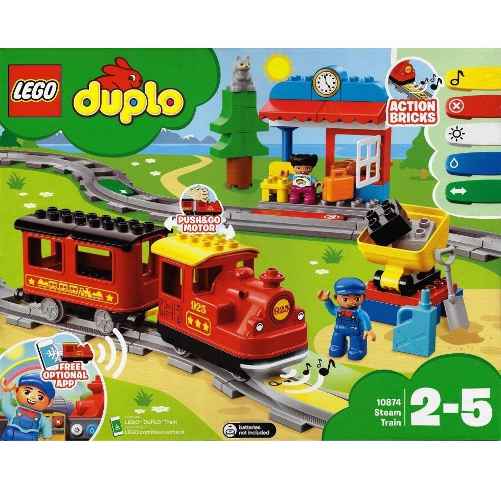 Lego Baukästen: LEGO Duplo 10874 - Dampfeisenbahn – Neu und originalverpackt aus Sirnach von najemiya
