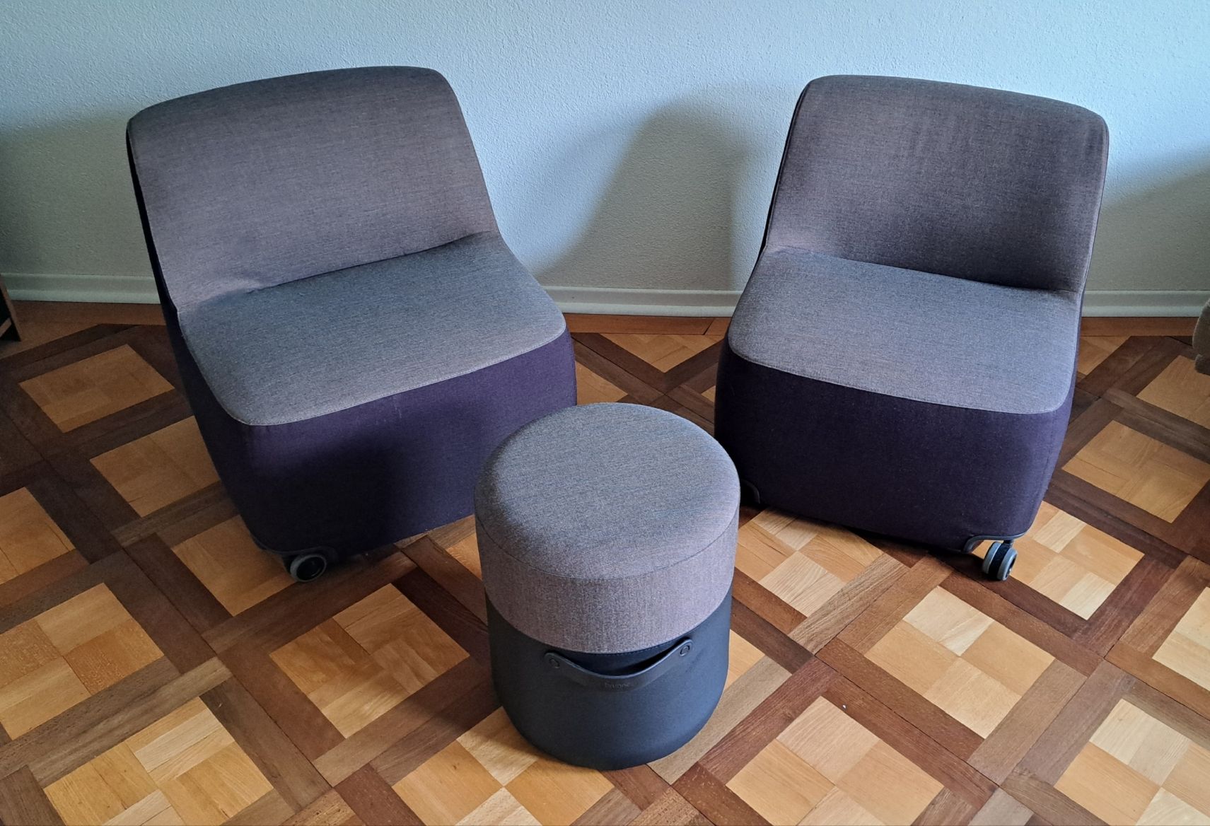 Sessel: Zwei mobile Sessel und ein Hocker von Brunner – Gebraucht aus Olten von lsc_9fqr 1