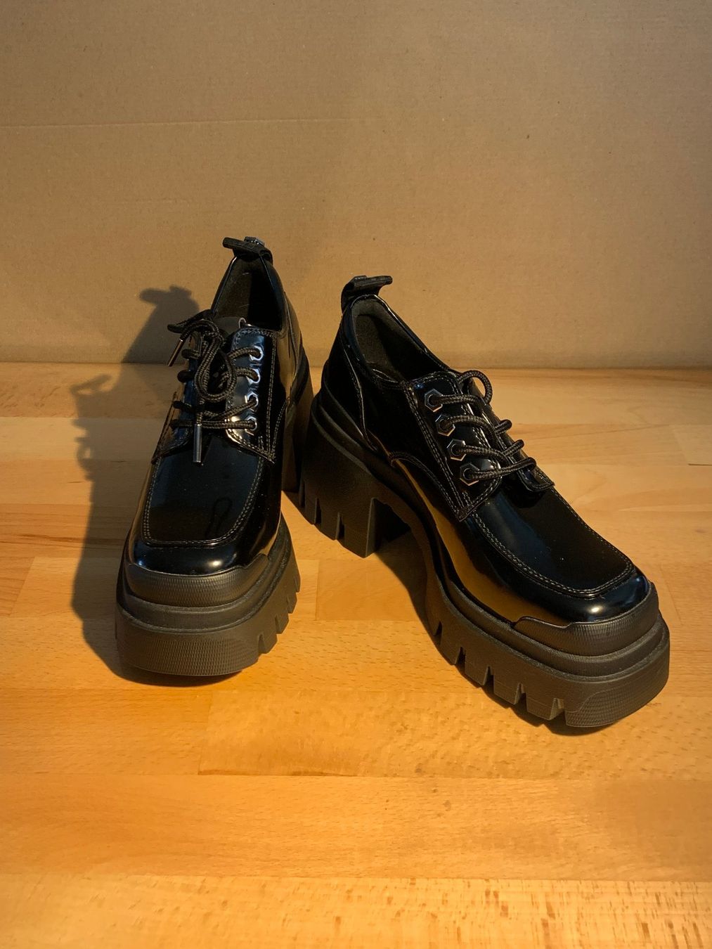 Buffalo Scarpe da donna: Buffalo BRAVR - Schnürer - black, Gr. 38 – Nuovo e nell'imballaggio originale da Wetzikon ZH venduto da Hobbyschneiderin 2