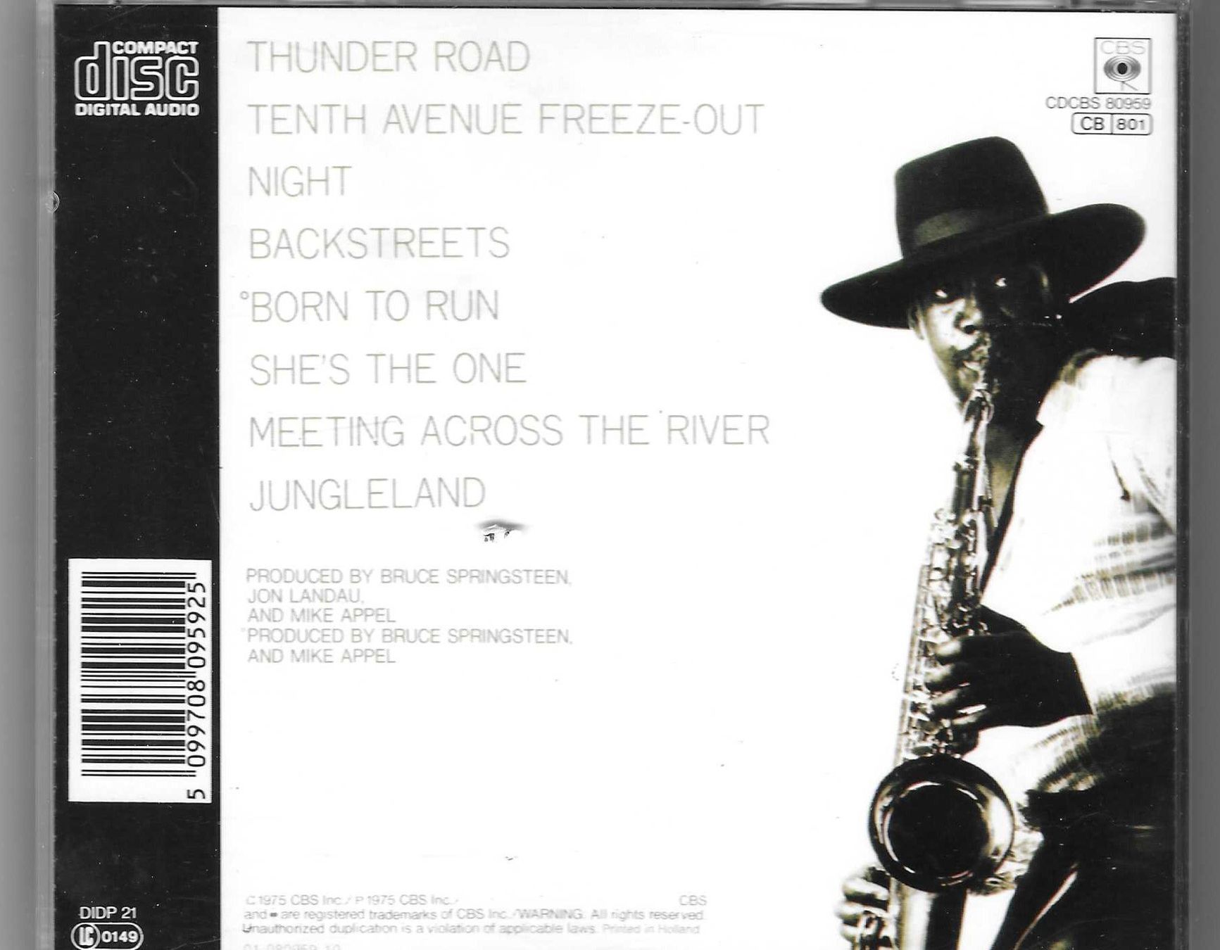 CDs: BRUCE SPRINGSTEEN  -  BORN TO RUN – Gebraucht aus Bex von  1