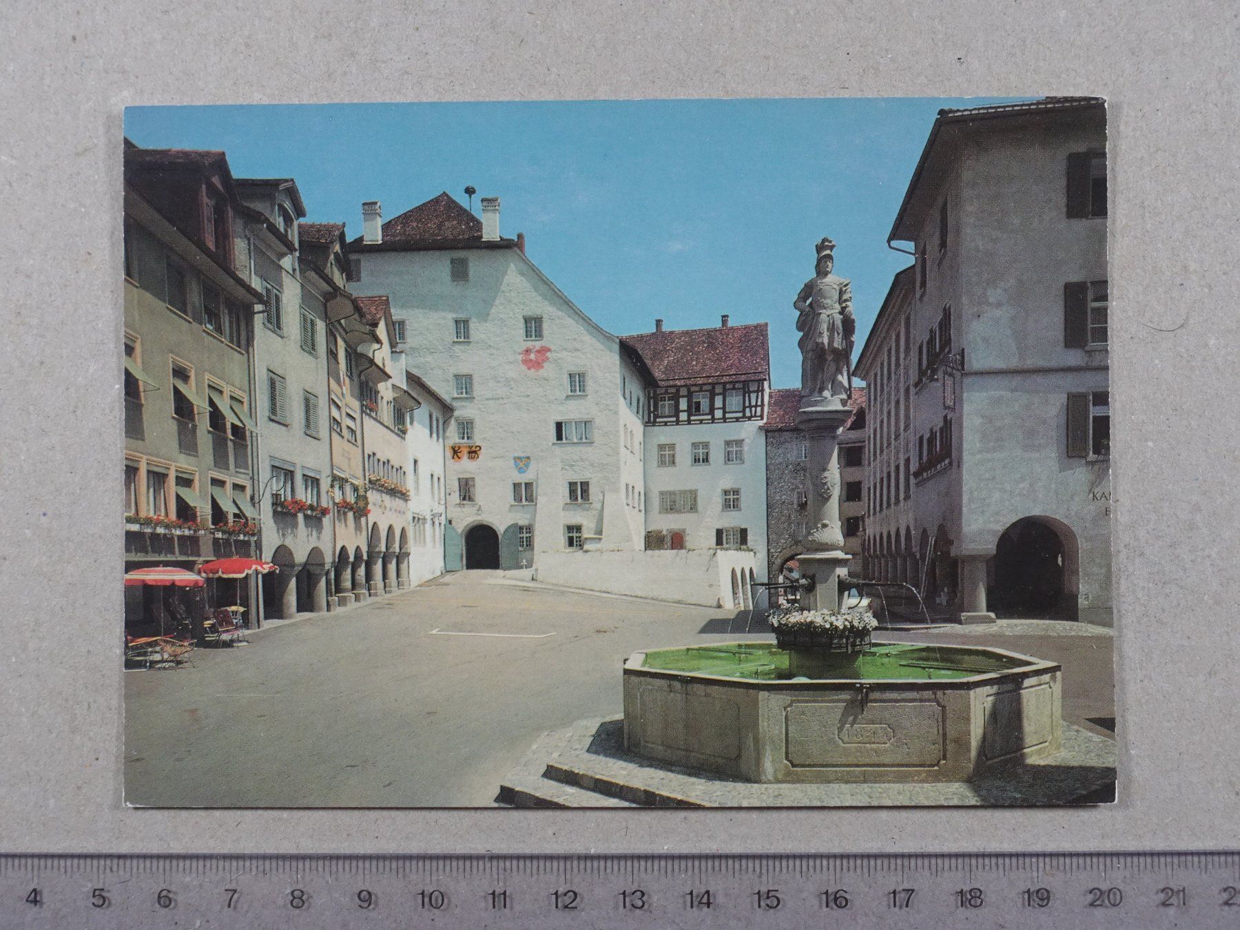 Ansichtskarten: Wil / St.Gallen, Hofplatz, 1982 – Gebraucht aus Lenzburg von fh1