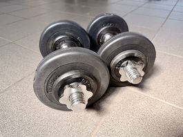 Manubri sollevamento pesi 7kg l'uno 