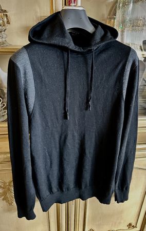 Paul Smith Kapuzenpullover aus leichter Wolle Schwarz
