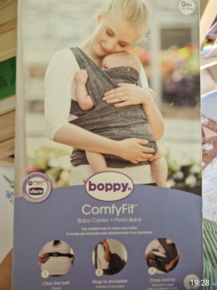 Bauch- & Rückentragen: Chicco Babytrage Boppy Comfyfit – Neu (gemäss Beschreibung) aus Tann von Pepiino