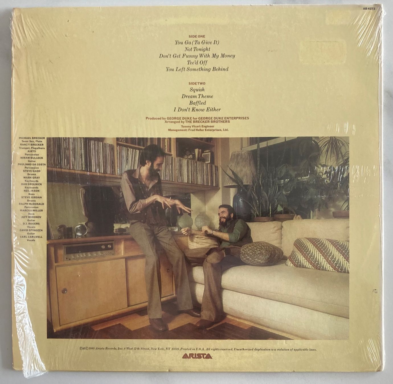 Dischi in vinile: THE BRECKER BROTHERS - DETENTE – Usato da Poliez-Pittet venduto da Newtown-Records 1