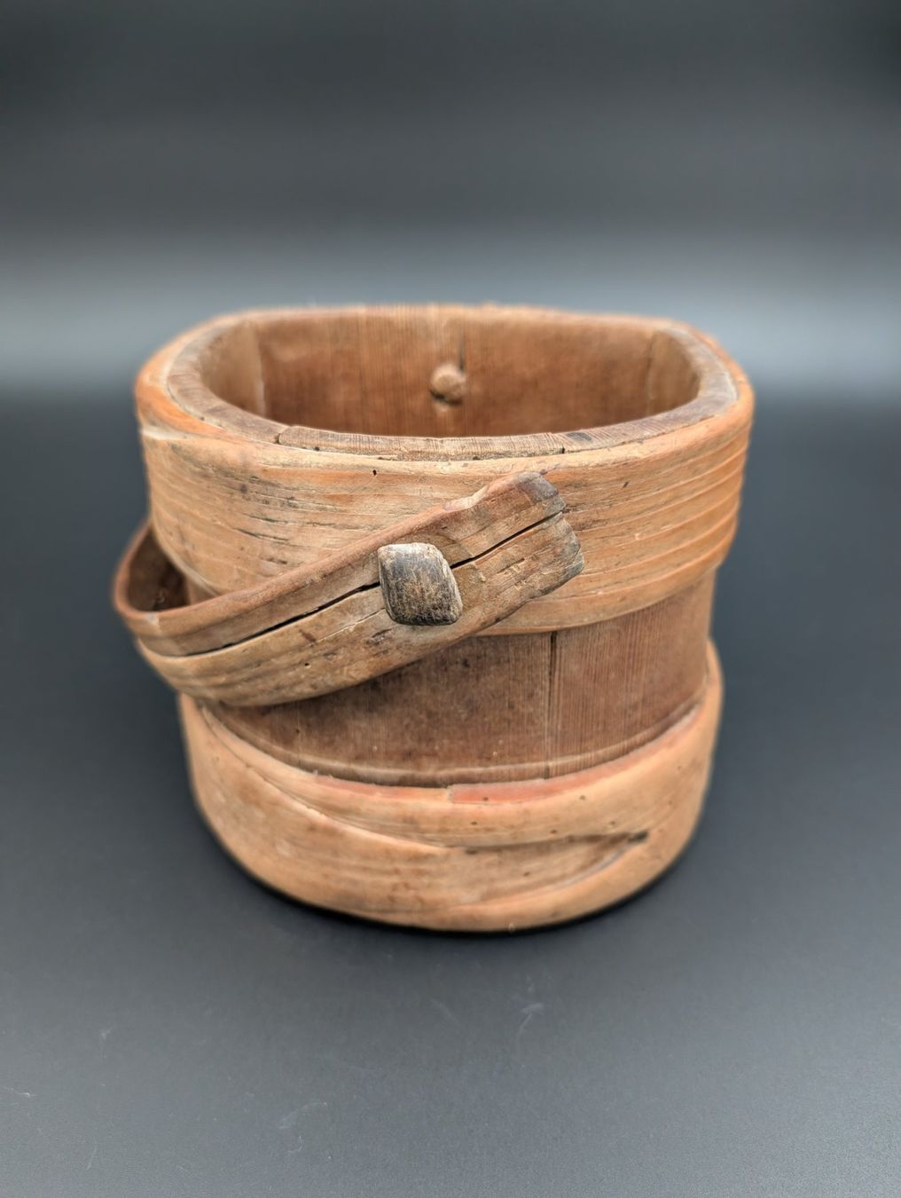 Sonstiges für Haushalt & Wohnen: Antikes Holzgefäss Eimer Vintage Deko Rustikal – Gebraucht aus Wiezikon b.Sirnach von Romsche 4