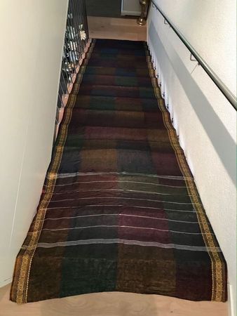 Vorhang Stoff Fasnachtskostüm Kleid Sari Indien Indische
