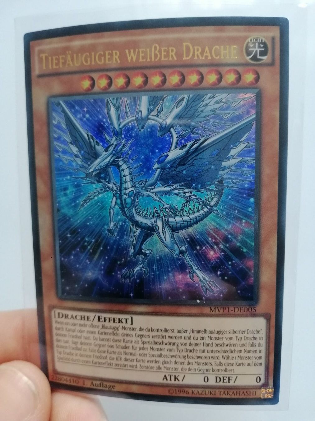 Yugioh Carte collezionabili: Tiefäugiger weisser Drache UR 1.Auflage – Nuovo (secondo la descrizione) da Boswil venduto da ShoppingCenterCity 8