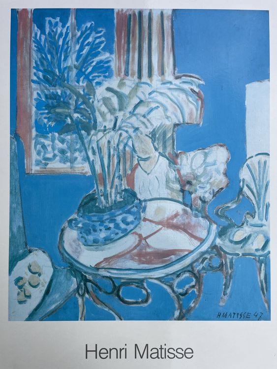 Henri Matisse Plakat „Petit Intérieur Bleu