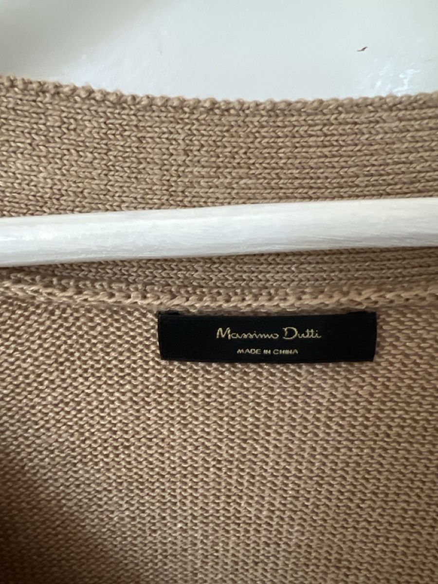 Massimo Dutti Gilet & Giacche senza maniche: Beige Massimo Dutti Cardigan – Usato da Münchenbuchsee venduto da almapalma 1