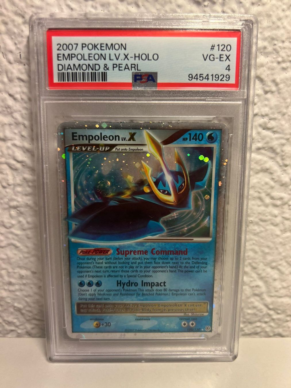Pokémon Carte collezionabili: Pokemon Empoleon LV.X Holo 2007 EN PSA 4 – Usato da Münsingen venduto da wuerschwein