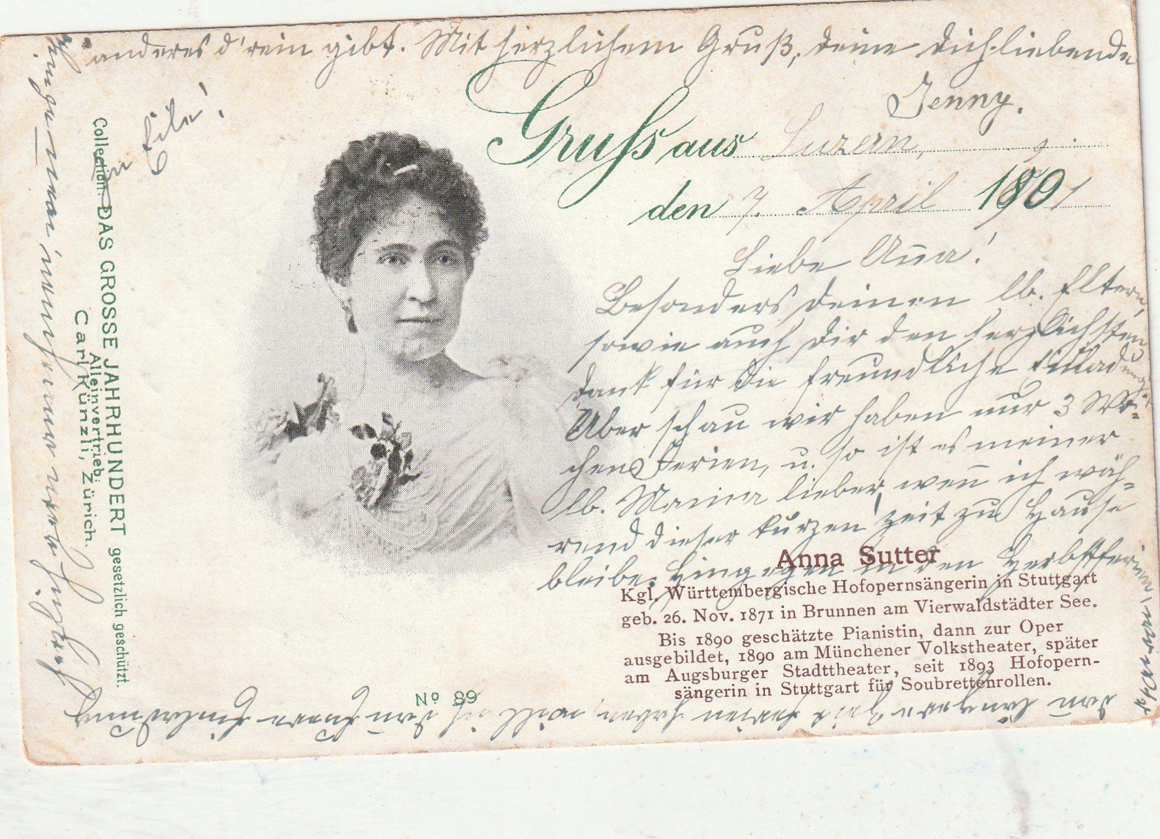 Cartes postales: Anna Sutter – D'occasion à Lumbrein par made02