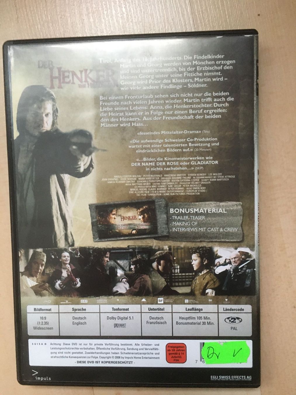 Alle DVDs: Der Henker – Gebraucht aus Oberurnen von Numi2000 1