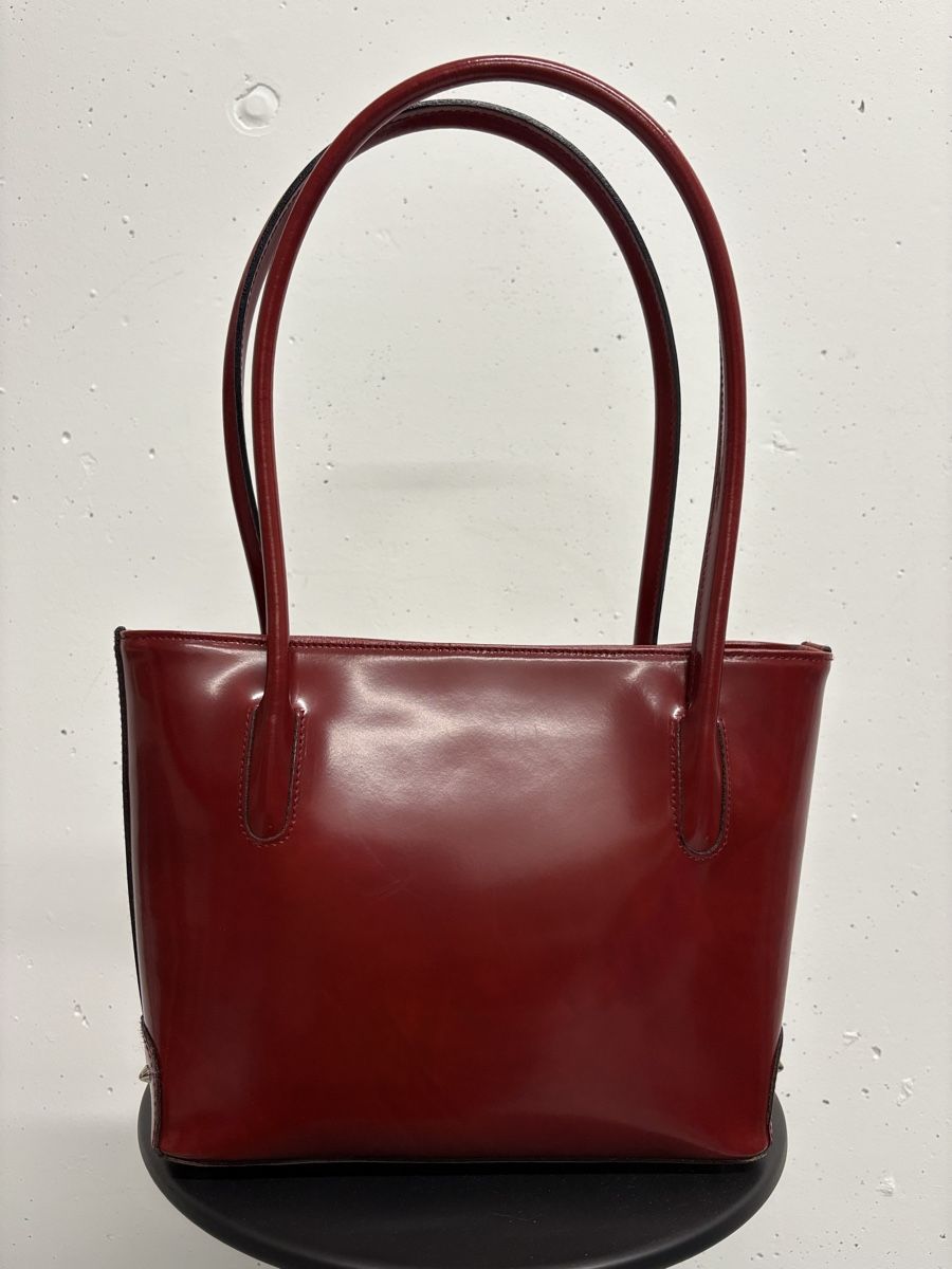 Taschen für Damen: Simone Firenze Elegante Ledertasche rot Schultertasche – Neu (gemäss Beschreibung) aus Regensdorf von secondchancefashion 2