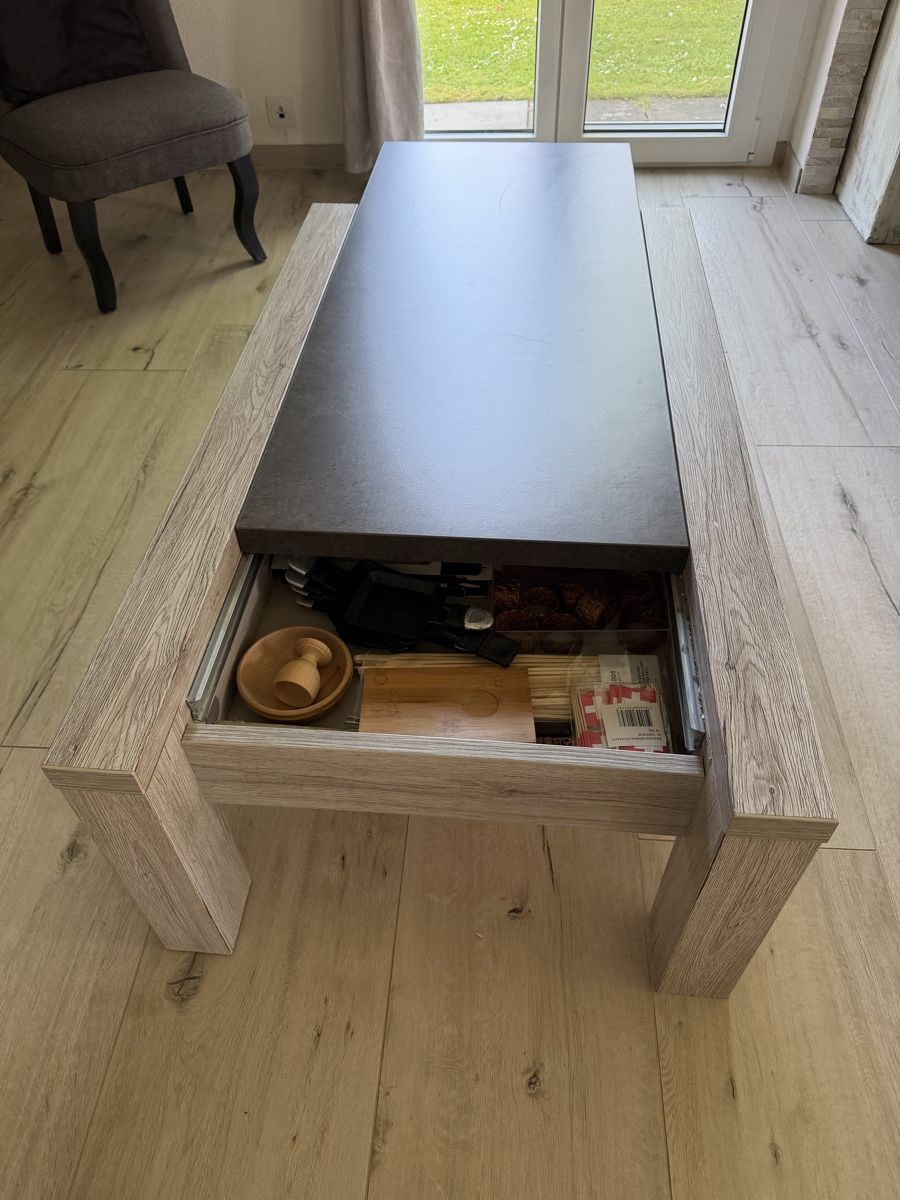 Tavoli: Table basse moderne avec rangement secret intégré! – Usato da Grolley venduto da Vale82 3