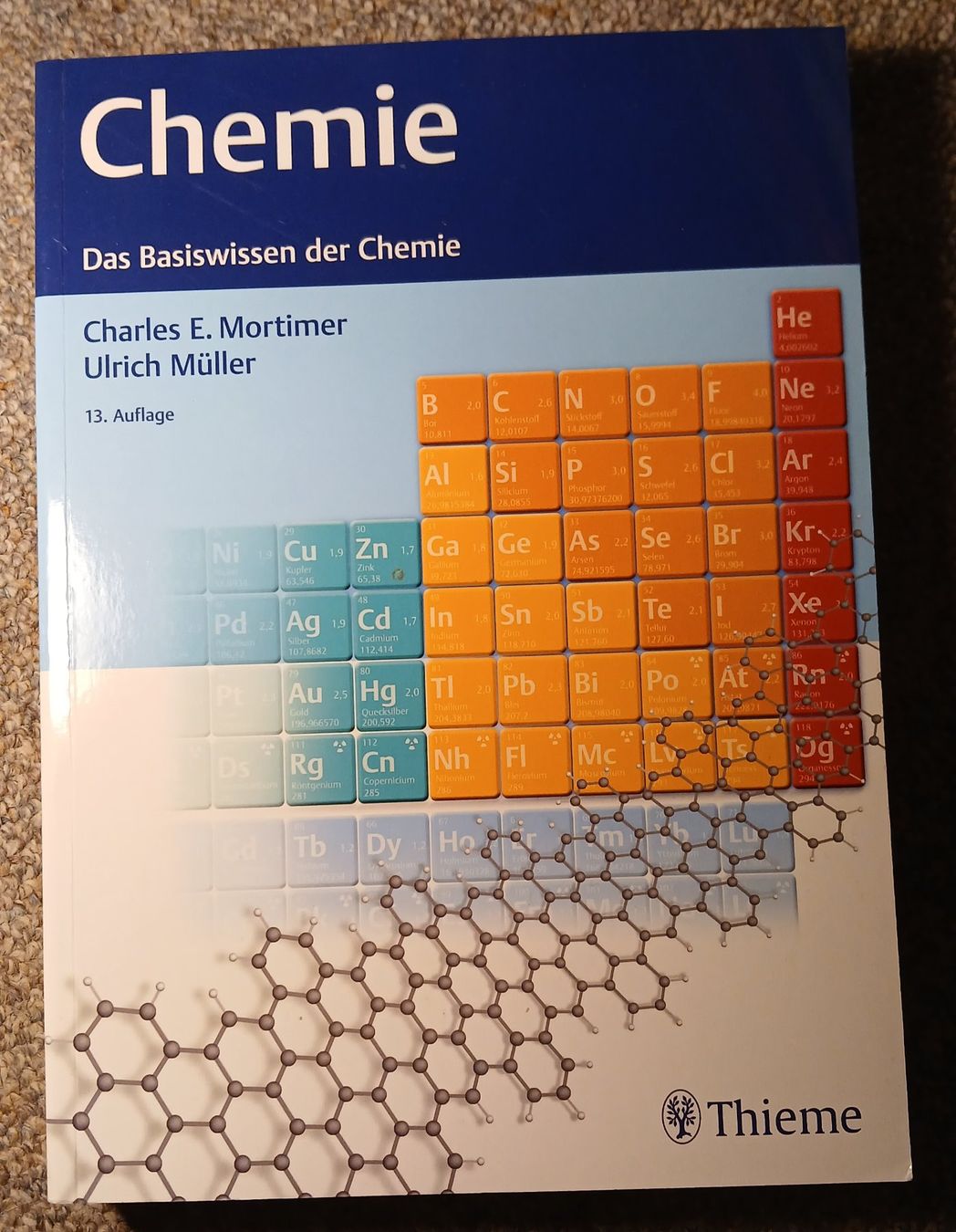 Livres: Basiswissen der Chemie 13. Auflage "Mortimer" – Neuf avec emballage d'origine à Oberrieden par sib_nkf6